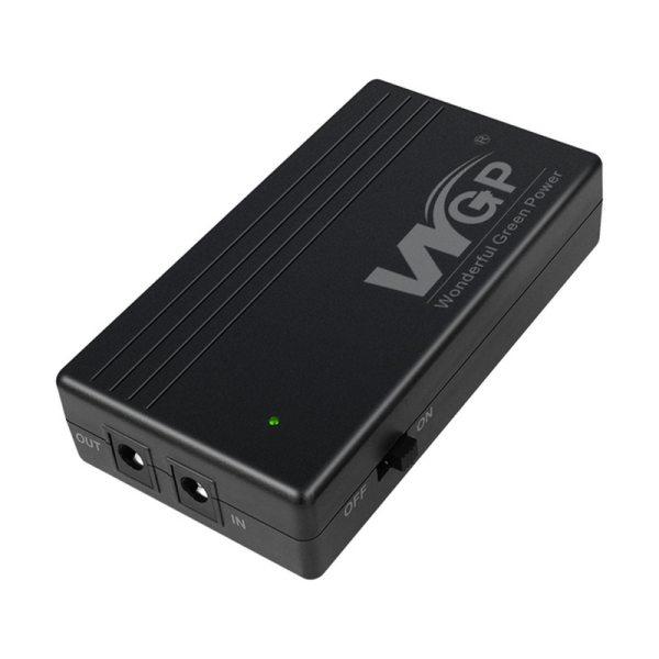 Джерело безперебійного живлення 12 Вольт Mini UPS Wonderful Green Power (1202A, 7800мАг/29Wh, 24W)