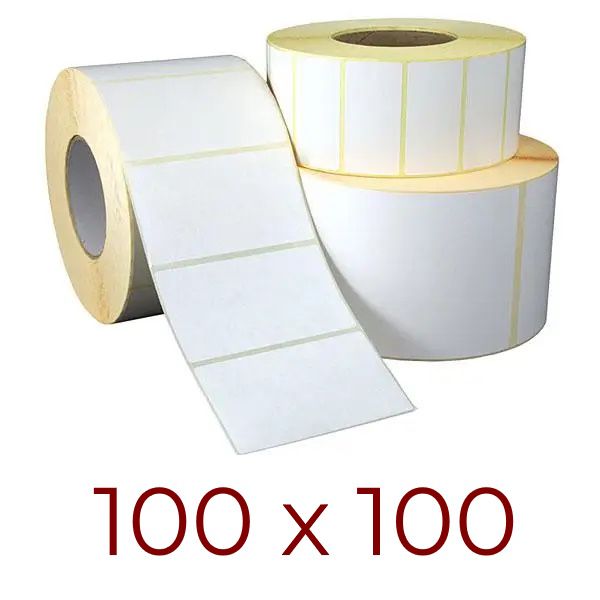 Термоетикетка 100х100 мм (500 шт/рул.)