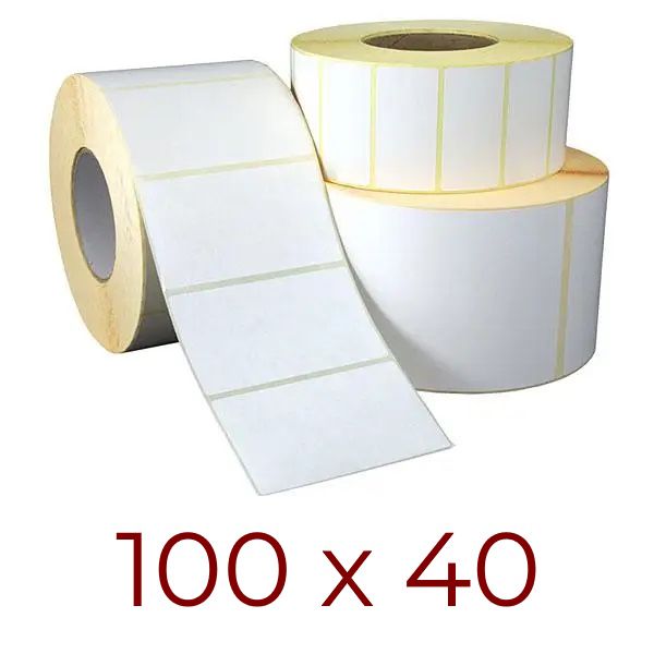 Термоетикетка 100х40 мм (1000 шт/рул.)