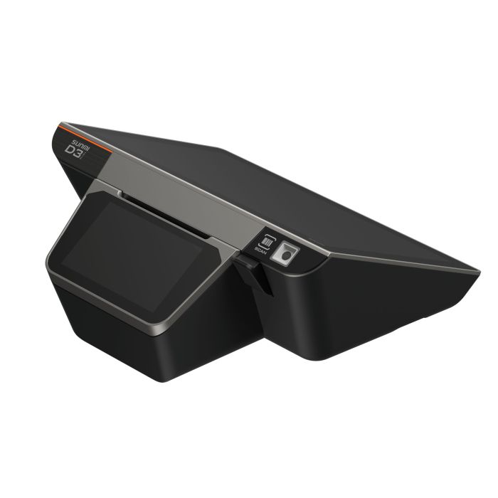 POS термінал Sunmi D3 Mini 80 mm (Android 13, Екран 10,1" IPS, з принтером 80 мм + Wi-Fi, BT, NFC, 3Гб RAM/32Гб ROM) з кольоровим дисплеєм покупця