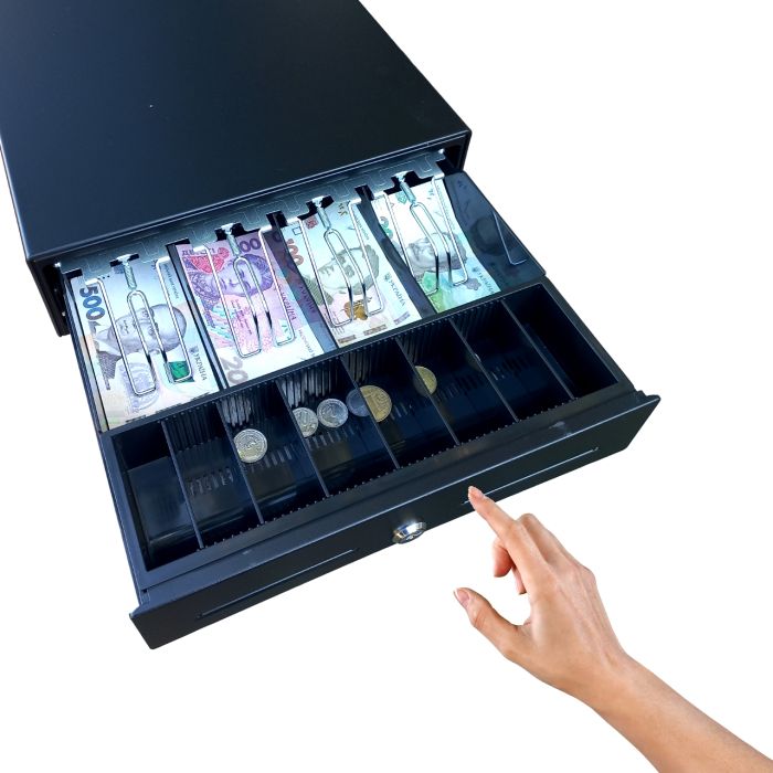 Денежный ящик Asap POS L-330E Push-Push (330 мм x 335 мм x 90 мм)