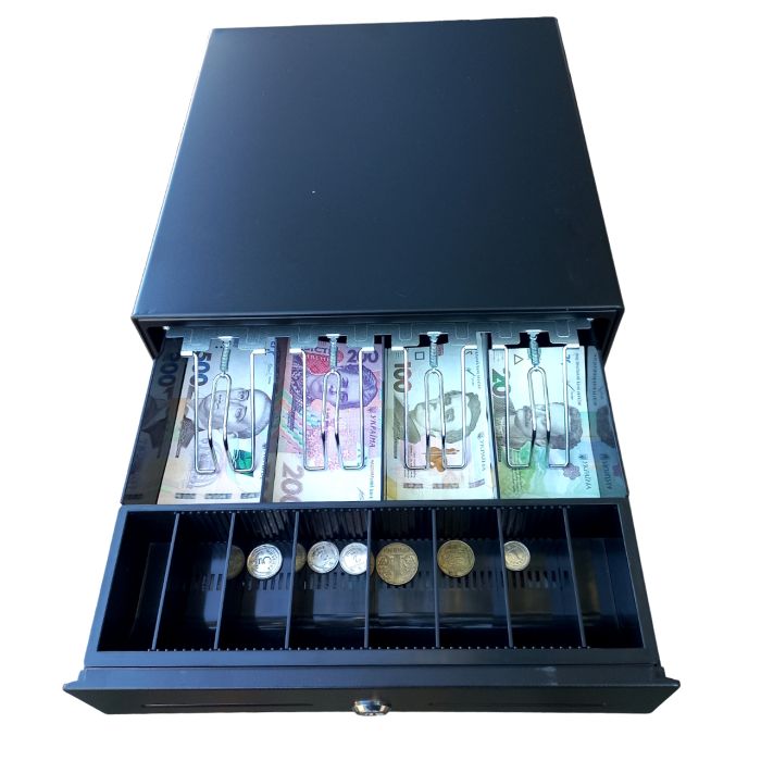 Денежный ящик Asap POS L-330E Push-Push (330 мм x 335 мм x 90 мм)