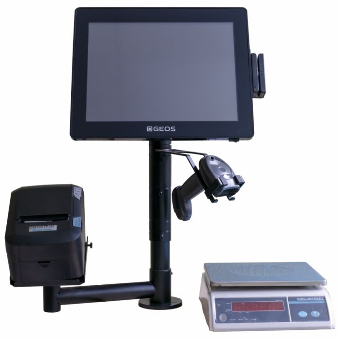 Комплект для автоматизації торгівлі (принтер + сканер + POS термінал + ваги) із програмою