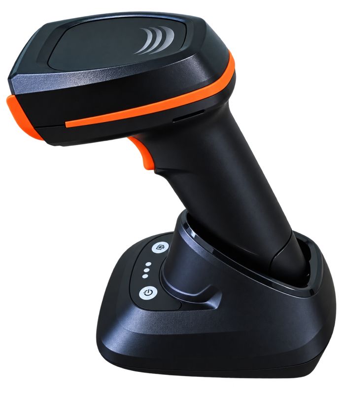 Бездротовий сканер штрих-кодів AL-4208WBH з підставкою (2D, QR, Datamatrix)
