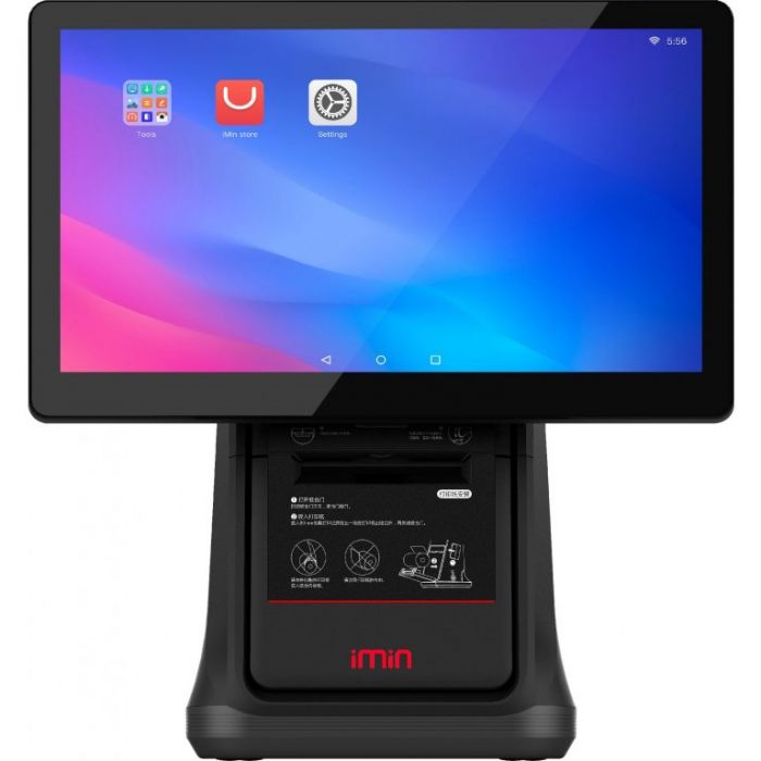 POS термінал iMin D4-503 (15,6", 2+16 GB, WiFI, BT, принтер 80 мм, Android 11)