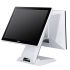 POS-термінал Sam4s Sapphire-S560 білий з додатковим монітором 15" + 15" (Intel J6412, 8Gb RAM/240Gb SSD, 6 USB, 2 RS232)