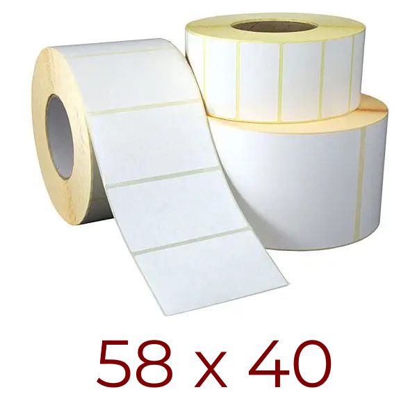 Термоетикетка 58х40 мм (600 шт/рул.)