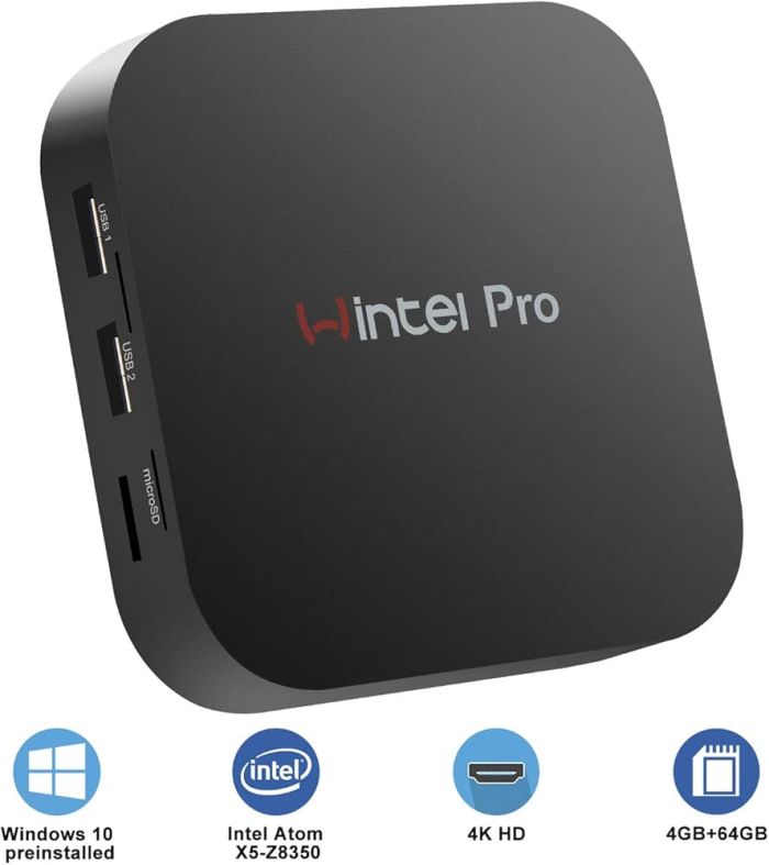 Портативний ПК Wintel W8 Pro (Intel Atom X5-Z8350, 4 Гб RAM /64 Гб SSD, Windows 10)