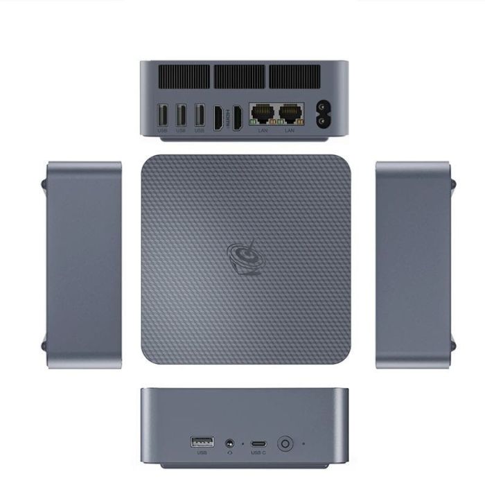 Портативний ПК Beelink EQi12-LP (Intel Core i7-12650H, 24 Гб RAM/500SSD, WiFi, 2 x HDMI, 2 x LAN) + Windows 11 Pro 