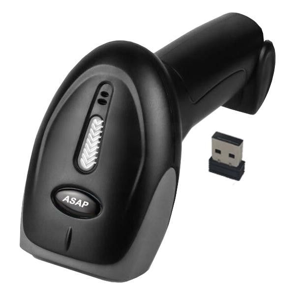 Сканер штрих-кодів Asap POS E10W бездротовий з підставкою