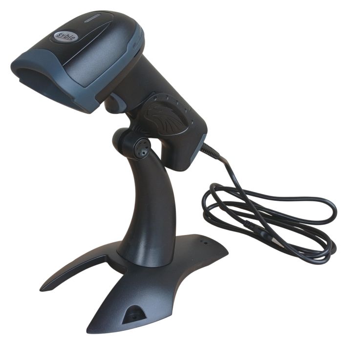 Сканер штрих-коду Syble XB-D10 з підставкою (2D, USB)