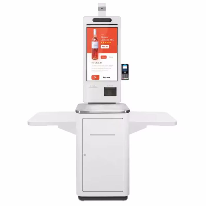 Каса самообслуговування з тумбою Founya FY-SST 24 дюйми (Intel J6412, RAM 4GB/SSD 128, вбудований принтер та сканер)