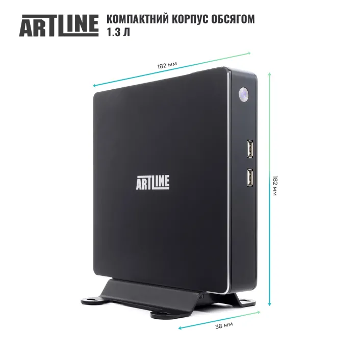 Міні ПК Artline Business B11 (Intel N95, 16GB RAM/480GB SSD, Wi-Fi, Bluetooth, Windows 11 Pro) - (B11v24Win)