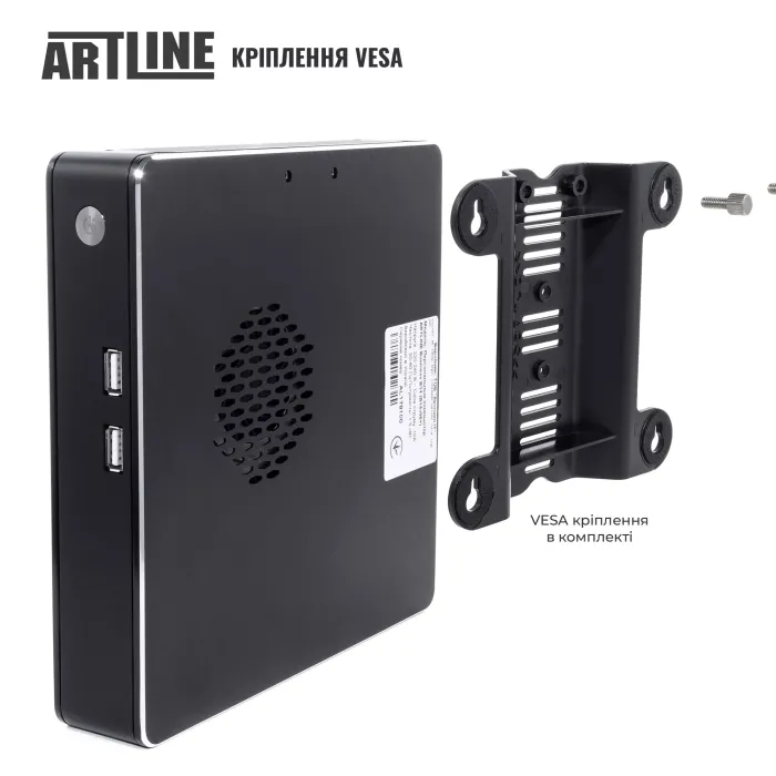 Міні ПК Artline Business B11 (Intel N95, 16GB RAM/480GB SSD, Wi-Fi, Bluetooth, Windows 11 Pro) - (B11v24Win)