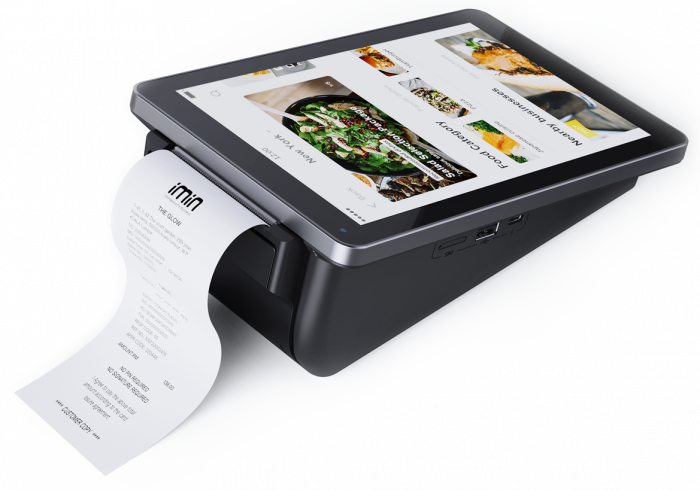 POS термінал iMin M2 Max NFC (Android 11, 8 дюймів, вбудований принтер)