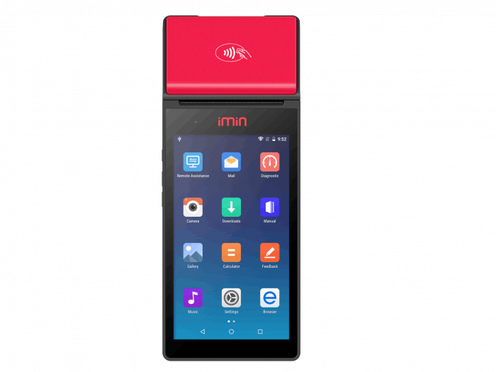 POS термінал iMin M2 Pro (Android 11, 2Gb/16Gb, NFC, вбудований принтер, Sim)