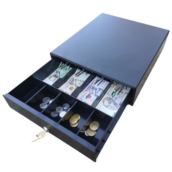 Грошова скриня MG 13P (black 24V ) 380х330х90 мм