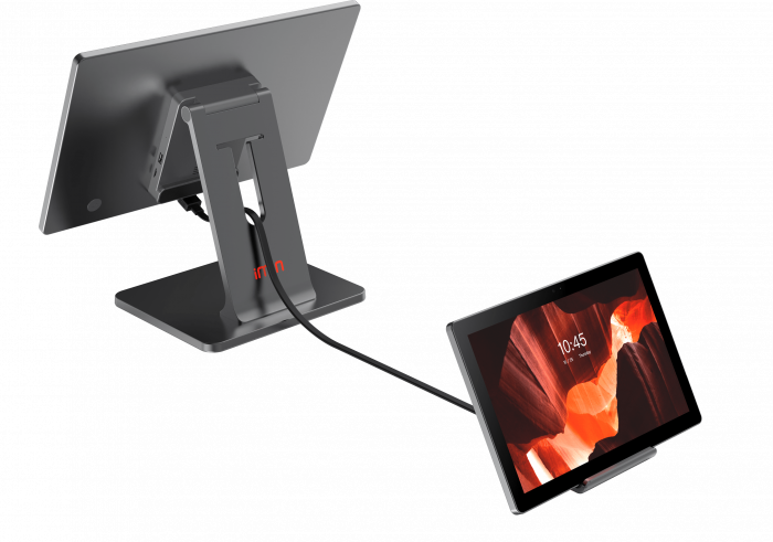 POS термінал iMin Swan 1 + 10" Touch Screen NFC дисплей покупця (15,6" основний, Android 11, WiFi, BT)