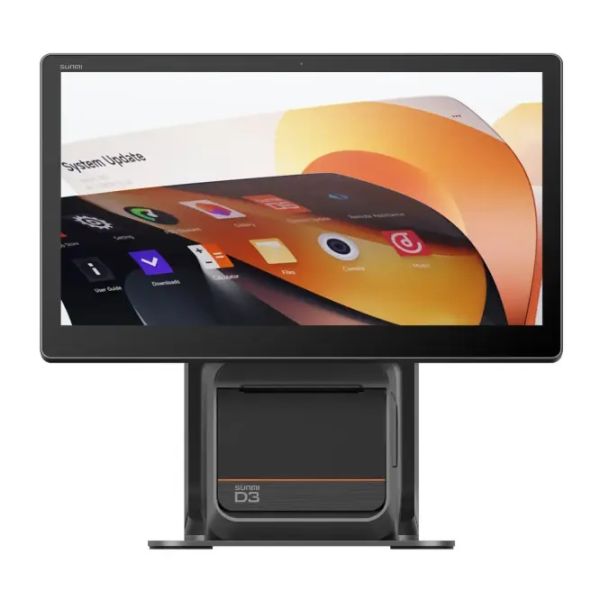 POS-терминал SUNMI D3 со встроенным принтером 80 мм (15.6”, 4GB RAM/64GB ROM, Android 14)