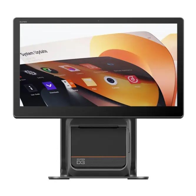 POS-термінал SUNMI D3 з екраном клієнта 10.1 та принтером 80 мм (15.6”, 4GB RAM / 64GB ROM, Android 14)
