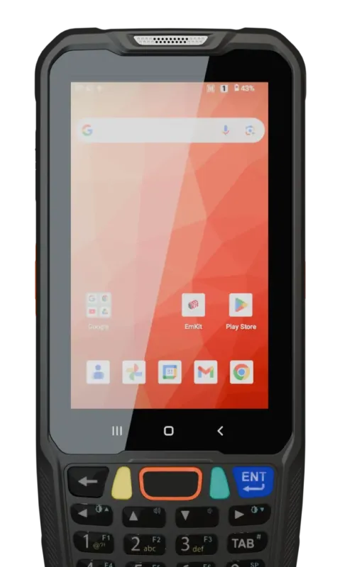 Термінал збору даних Point Mobile PM68 (PM68G6A2315E0C) (Android 15, 6GB/64GB, 4.0" IPS, USB + Wi-Fi, Bluetooth, GSM (4G), GPS, NFC)