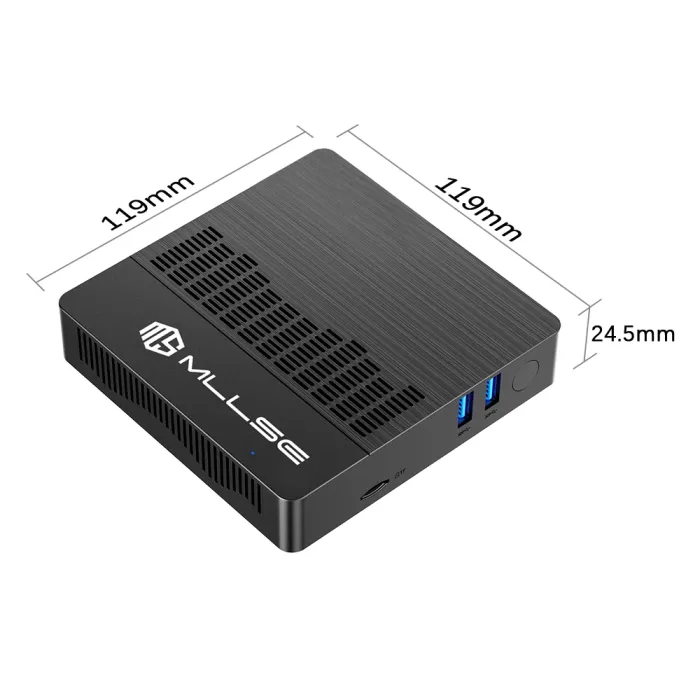 Міні ПК MLLSE M2 Air (Celeron N4000, 6GB RAM/128GB SSD, Wi-Fi, Bluetooth, Windows 11 Pro)