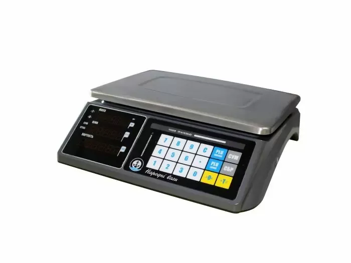 Автоматизація продуктового магазину - комплект (POS термінал, ваги, бездротовий сканер, принтер чеків, касова стійка)
