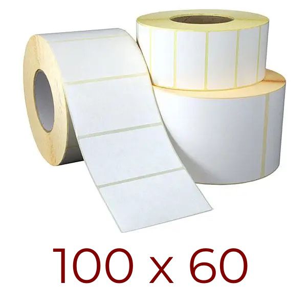 Термоэтикетка 100х60 мм (1000 шт/рул.)