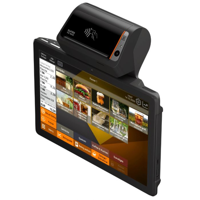 POS термінал Sunmi V3 Mix 80 мм (SUN251) (Android 13, 10,1", 4+32 ГБ, NFC, 2D сканер Sunmi, принтер)
