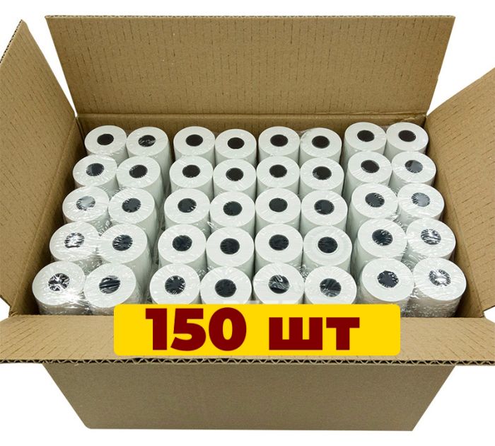 Кассовая лента 80 мм (70 метров) оптом 150 рулонов