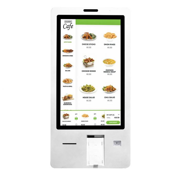 Термінал самообслуговування Asap POS K215W (21,5”, 8Gb RAM, 128 SSD, вбудований принтер та сканер)