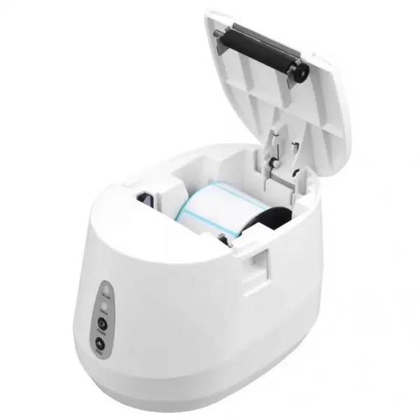 Принтер этикеток и чеков Xprinter XP-237B белый (2 в 1) USB