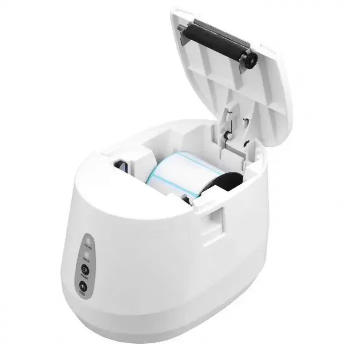 Принтер этикеток и чеков Xprinter XP-237B белый (2 в 1) USB