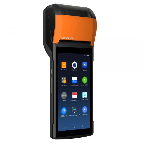POS термінал Sunmi V2s NFC + сканер штрих кодів (Android 11, 3GB/32GB/3500 mAh)