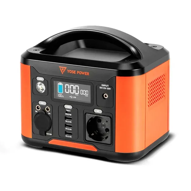 Зарядна станція Yose Power 300w ~ 108 000 mAh ~ 388Wh (220V/12V/5V)