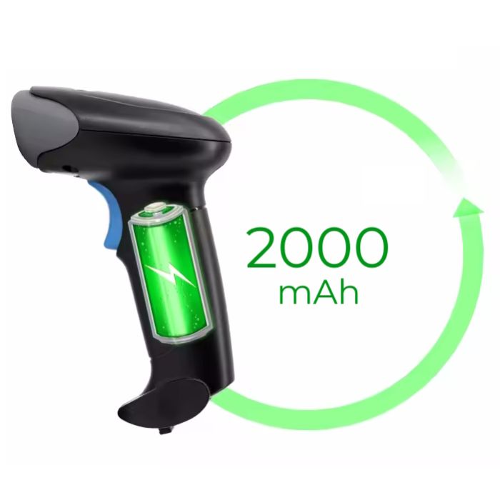 Бездротовий сканер штрих-коду PST U20-WB (USB/2,4G Wireless /Bluetooth) з підставкою