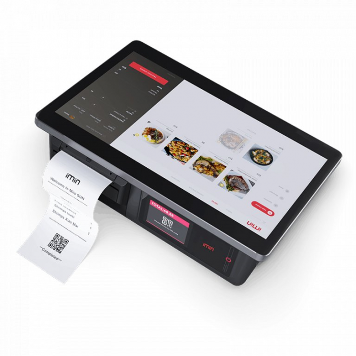 POS термінал iMin D1 10.1 (Android 11 Go, 2GB/16GB, NFC, 4G, принтер 58 мм)