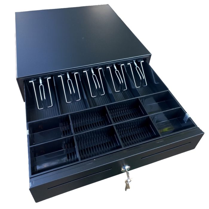 Денежный ящик Asap POS L-412E (410 мм x 415 мм x 100 мм) 12/24V