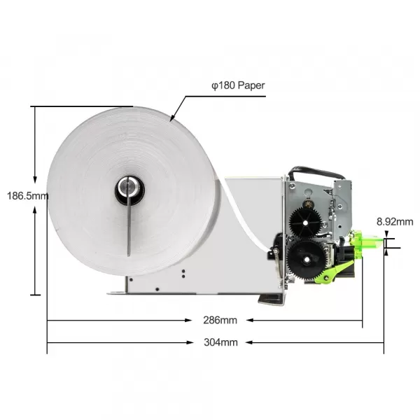Встроенный принтер чеков Cashino KP-320H (RS232+USB, 24V)