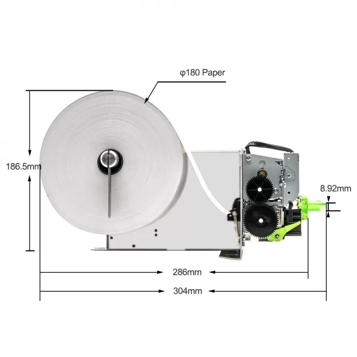 Встроенный принтер чеков Cashino KP-320H (RS232+USB, 24V)