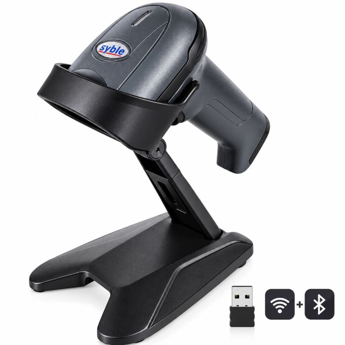 Сканер штрих-коду Syble XB-D10RB з підставкою 2D (Wireless + Bluetooth)