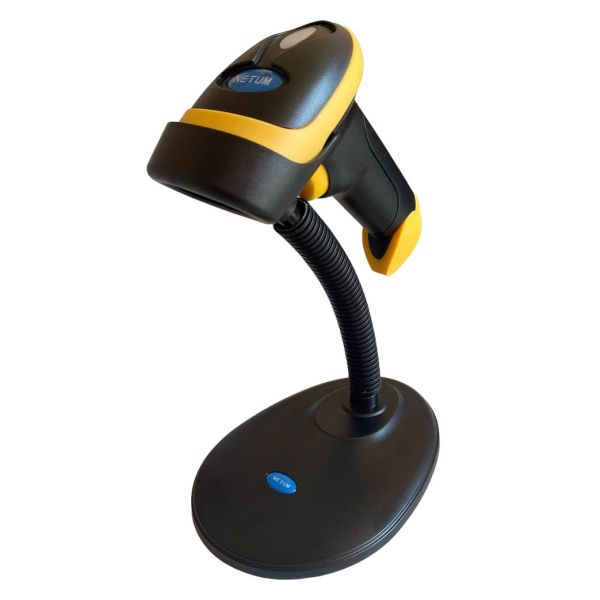 Бездротовий сканер штрих-коду Netum L8BL Pro (Bluetooth, 2D) + підставка