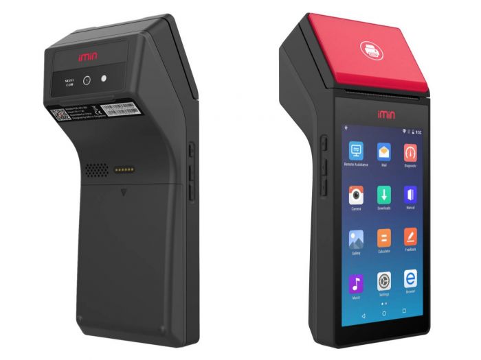POS терминал iMin M2 Pro (Android 11, 2Gb/16Gb, NFC, встроенный принтер, Sim)