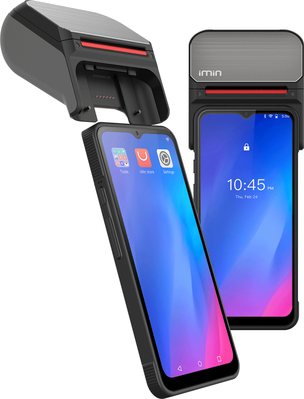 Мобільний POS термінал iMin Swift 1 Printer (2/16, NFC, Android 11, 6.5", принтер 58 мм)