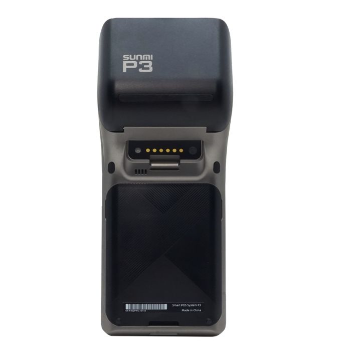 POS терминал Sunmi P3 - T6F10 (Android 11, экран 6.75'', встроенный принтер 58 мм, 2GB RAM/32GB ROM, NFC Reader, IC Card+MSR, WiFi, BT, GPS)